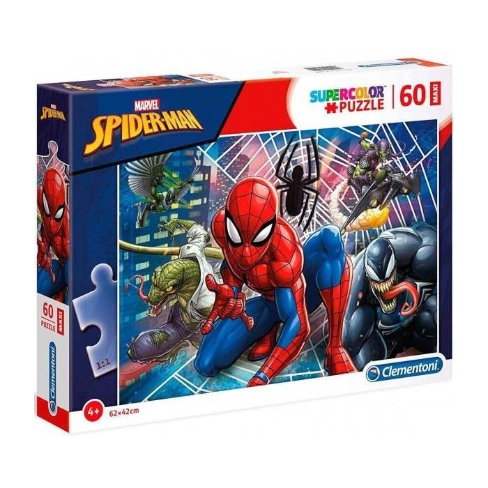 Puzzle Spider-Man 60 pièces - CLEMENTONI - Pour Enfant - Thème