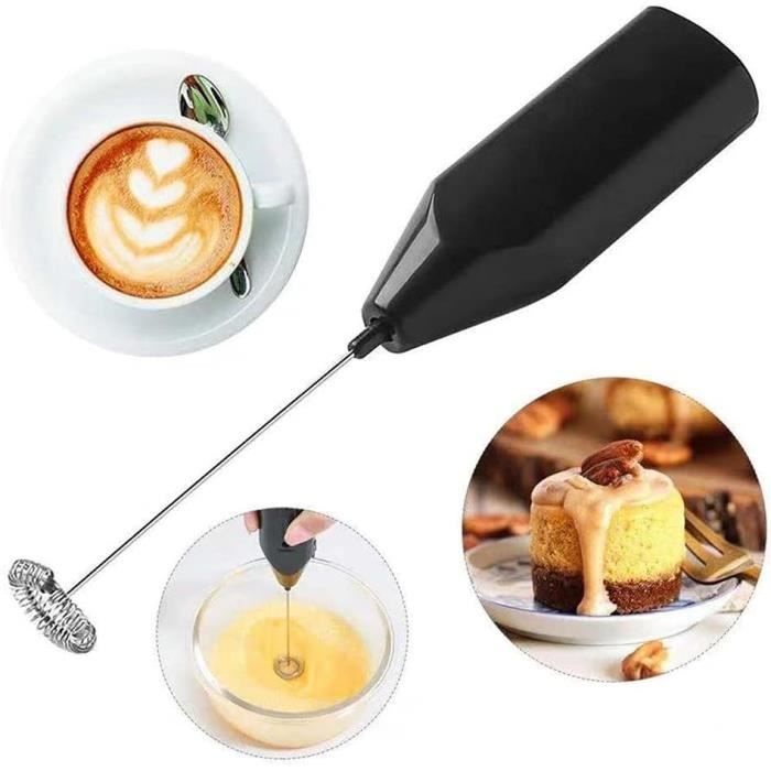 Batteur à oeufs électrique à main de cuisine Mélangeur de café au lait  Mélangeur à mini