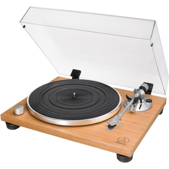Platine vinyle Audio-Technica AT-LPW30TK - Entièrement manuel - Sortie audio/phono  - Marron
