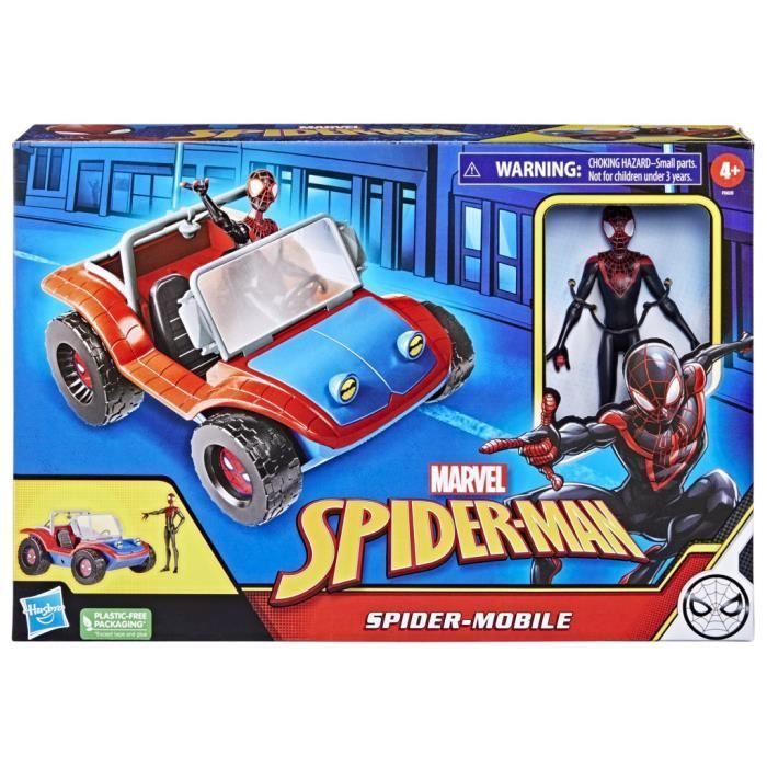Véhicule Spider-Mobile et figurine Miles Morales Marvel Spider-Man