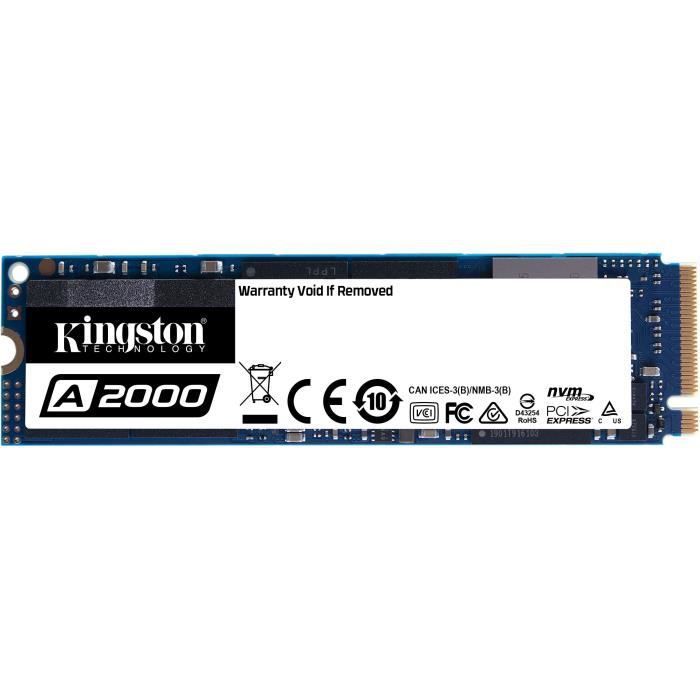 KINGSTON - SSD Interne - A2000 - 500Go - M.2 NVMe (SA2000M8/500G) sur  marjanemall aux meilleurs prix au Maroc