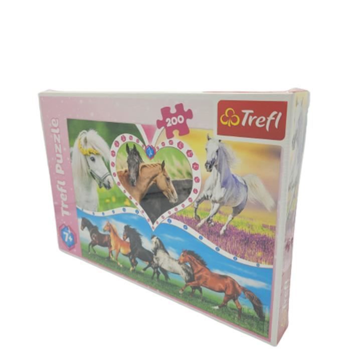 Puzzle Animaux - TREFL - 200 pièces - Pour Enfant à partir de 7 ans