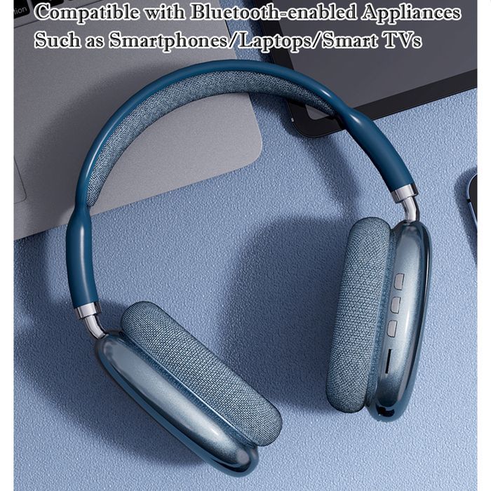 Casque Bluetooth sans fil P9 avec micro casques à suppression de