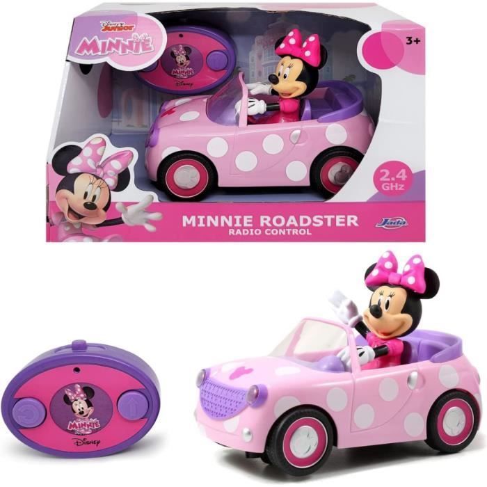 Voiture Radiocommandée - SIMBA - Minnie Roadster Disney - Rose - Enfant - 3  ans et +