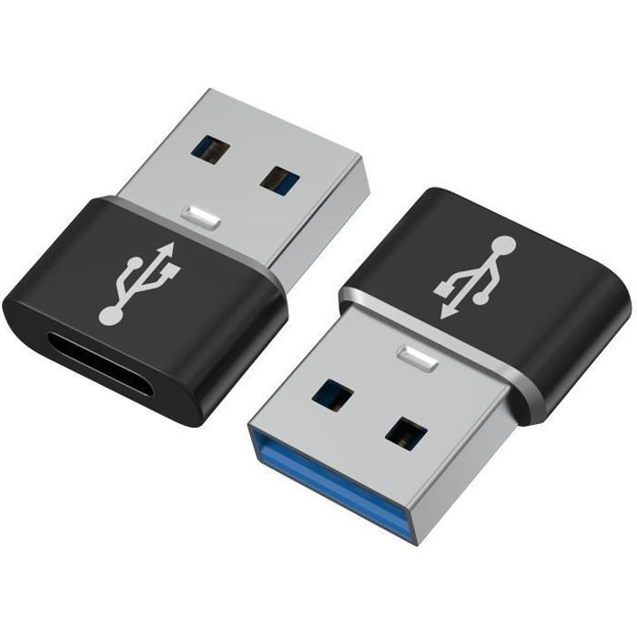 Adaptateur USB 2.0 vers USB-C compatible chargeur secteur-ordinateur etc  vers USB C Samsung-Xiaomi