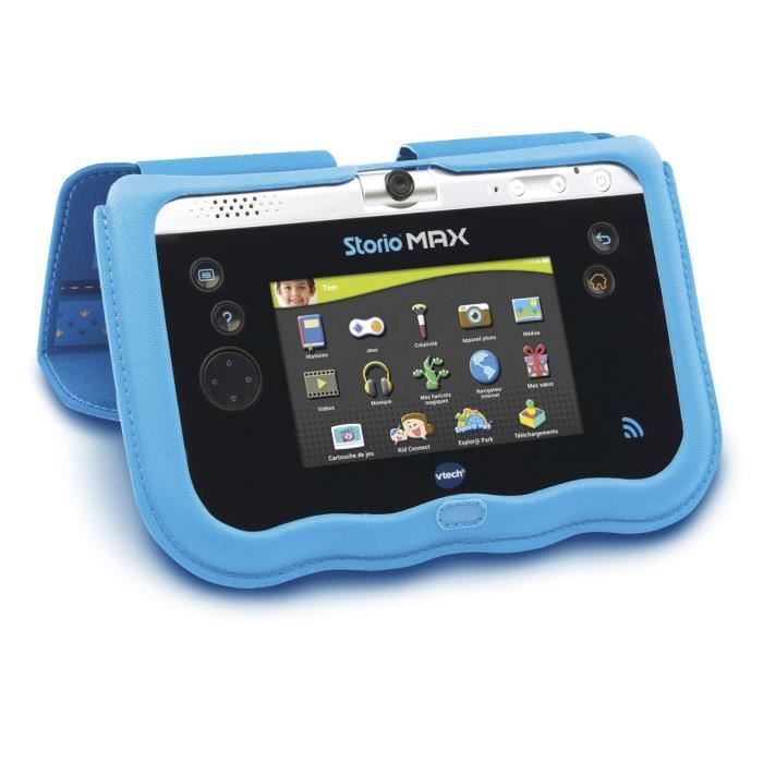 VTECH - Storio Max 5'' - Etui Support Protège Tablette Bleu sur
