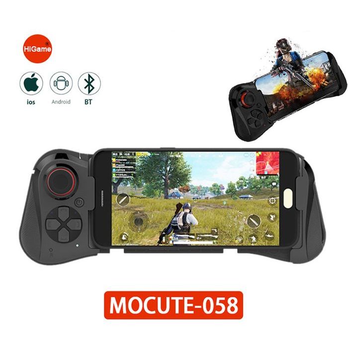 Mocute – MANETTE POUR TELEPHONE de jeu sans fil Bluetooth 058, contrôleur  télescopique VR pour jeu PUBG