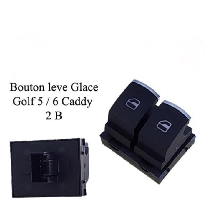 Bouton Leve Glace pour Volkswagen Golf 5/6 et Caddy 2 Bouton