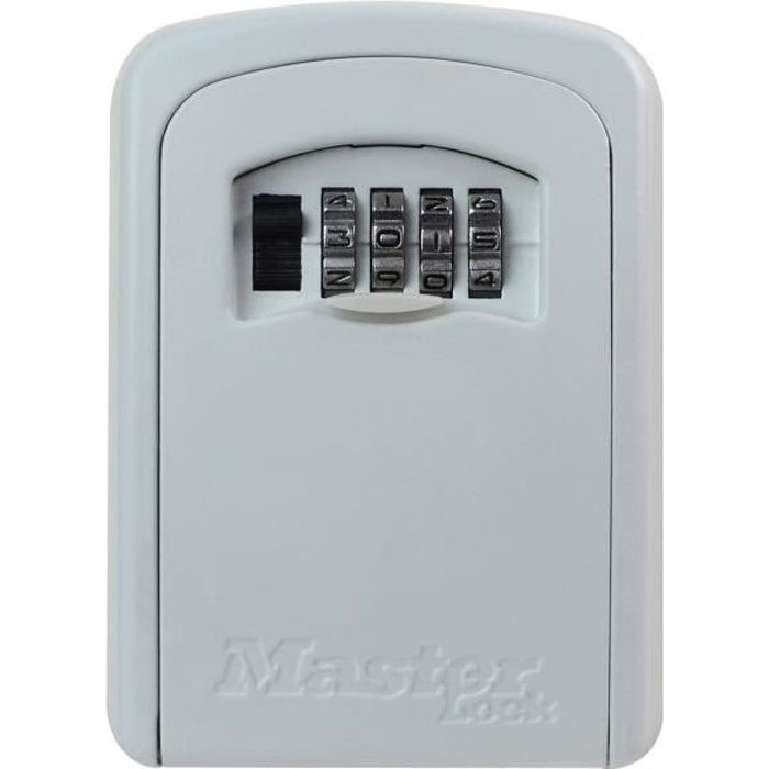 MASTER LOCK Boite à clés sécurisée - Format M - Blanc - Coffre à