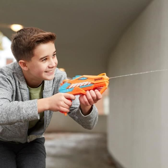 Pistolet à eau NERF Super Soaker DinoSquad Raptor-Surge - Jeux d'eau  extérieurs pour enfants à