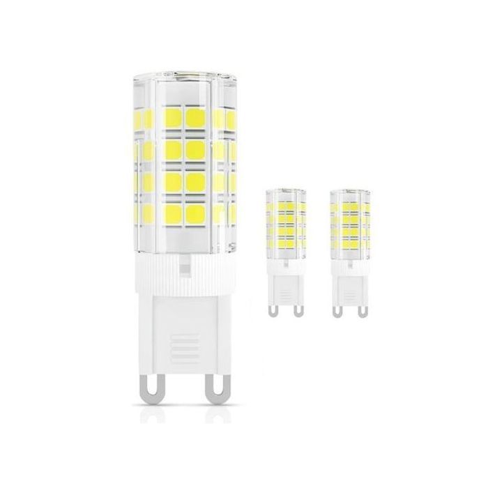 3 AmpouleS LED G9 5W, Équivalent 50W Ampoules Halogènes, Blanc froid 6500K