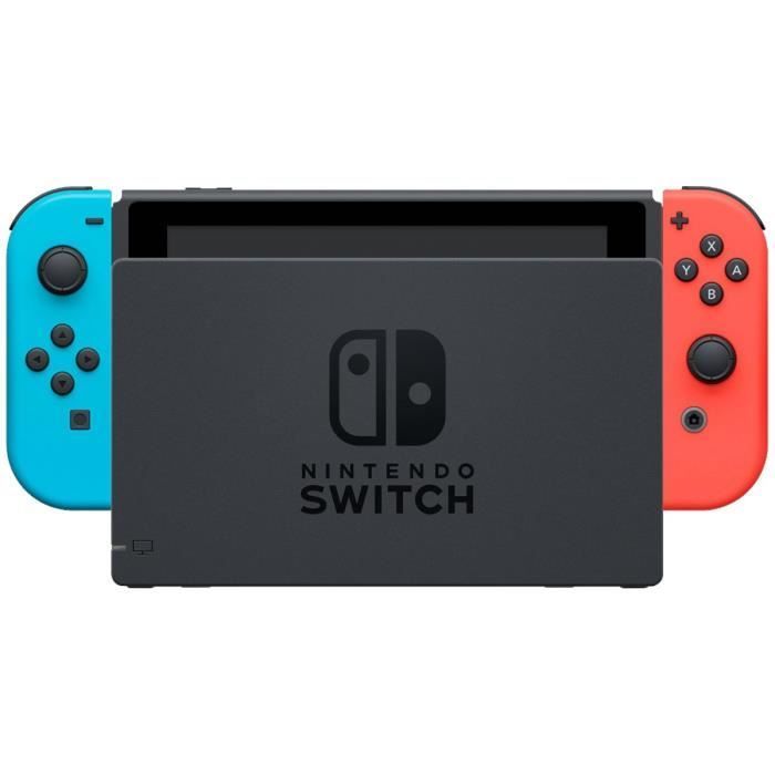 Console Nintendo Switch - Modèle OLED • Bleu Néon & Rouge Néon