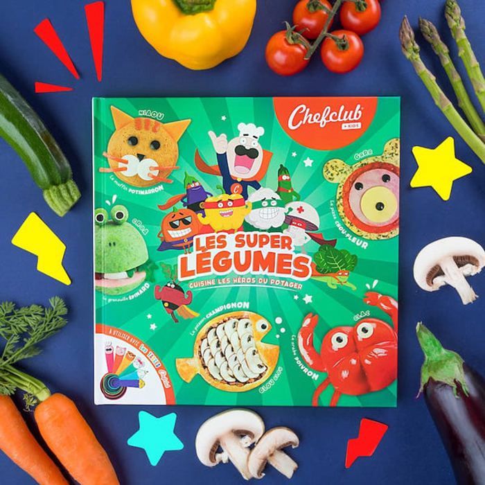 Livre - Les Super Légumes Chef Club Kids