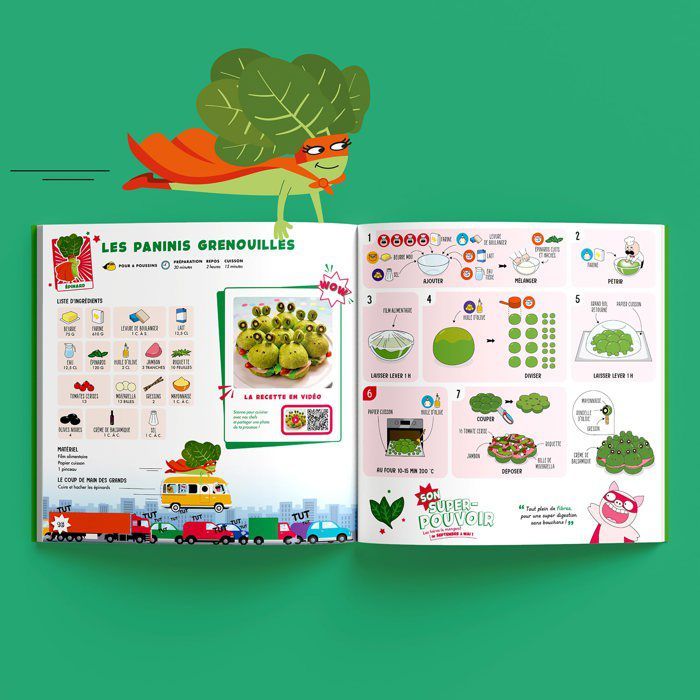 Livre - Les Super Légumes Chef Club Kids