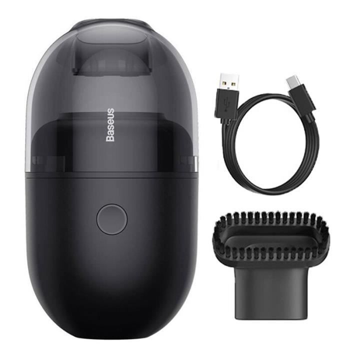 Baseus – Mini aspirateur à main C2, nettoyeur portable pour PC, ordinateur  portable, clavier de bureau à