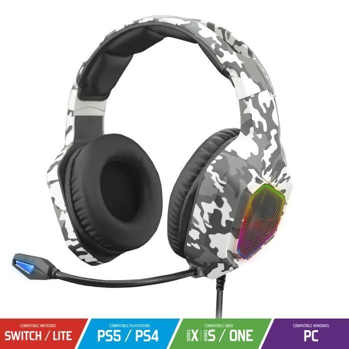 SPIRIT OF GAMER - Elite-H50 – Casque Audio Gamer Artic - Microphone –  Similicuir - LED RGB - PC - PS4 - XBOX ONE - Switch sur marjanemall aux  meilleurs prix au Maroc