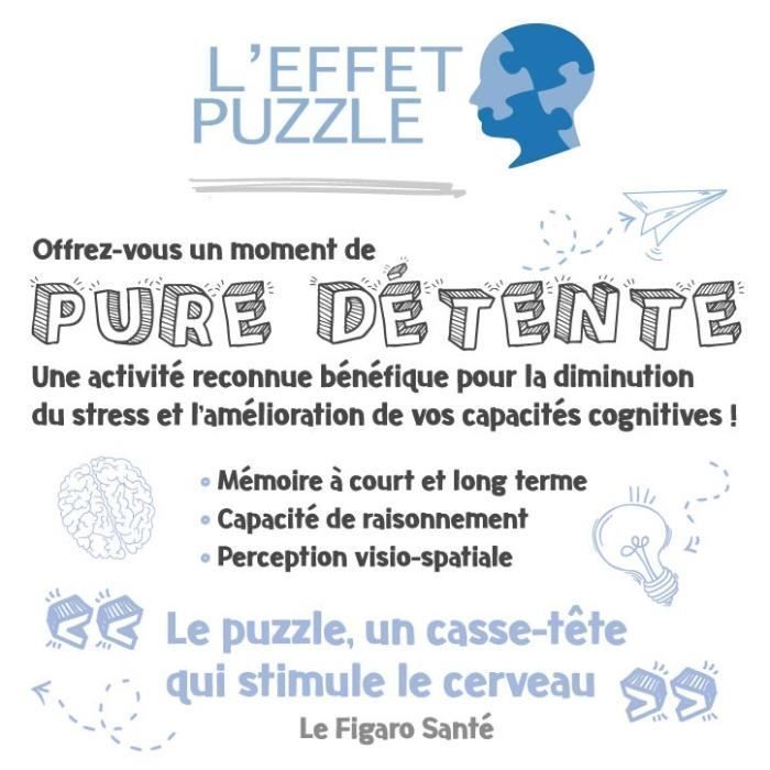 Puzzle 2x500 pièces - En visite à Paris - Ravensburger - Voyage et cartes -  Dès 10 ans