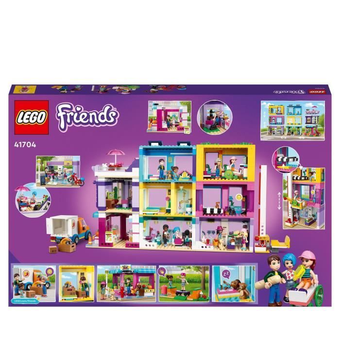 LEGO® 41704 Friends L'Immeuble de La Grand-Rue, Maison de Poupée Heartlake  City avec Café et Salon de Coiffure, 7 Mini-Poupées sur marjanemall aux  meilleurs prix au Maroc