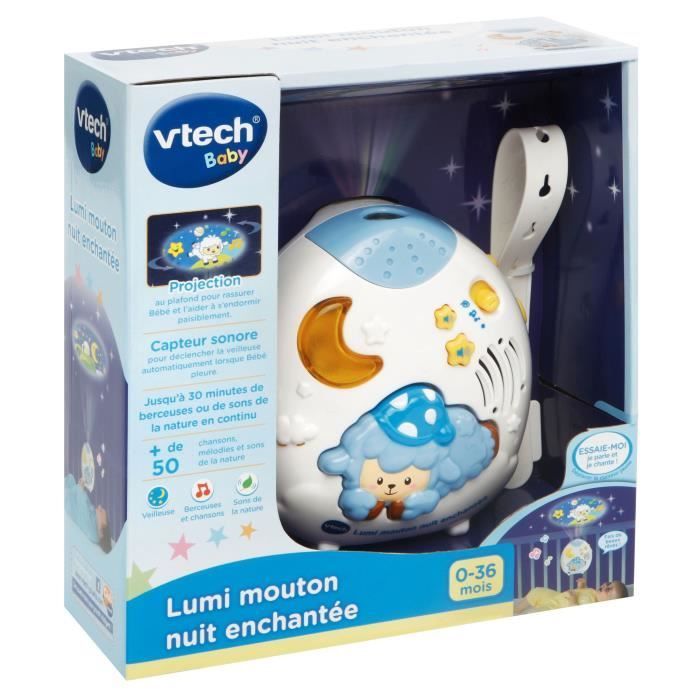 VTECH BABY - Veilleuse Lumi Mouton Nuit Enchantée Bleu sur