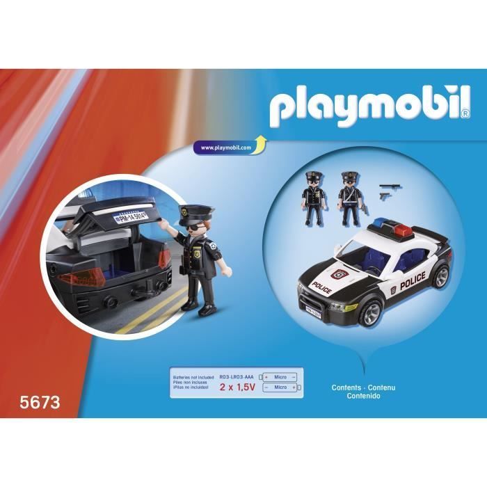 PLAYMOBIL - Coffre Poste de Police - 2 personnages - A partir de 4 ans -  Cdiscount Jeux - Jouets