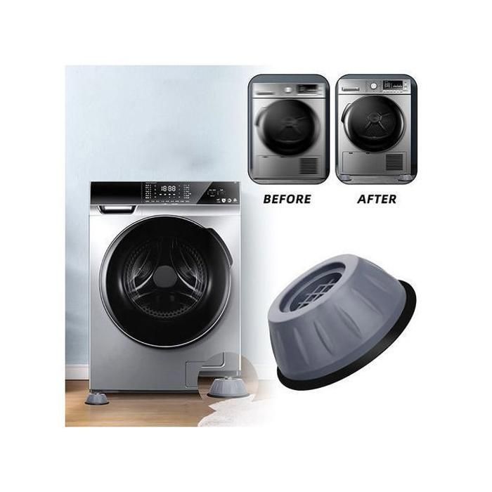 4pcs Support de machine à laver anti-vibration , Tampons antivibration