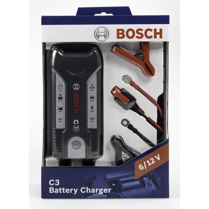 BOSCH - Chargeur de batterie C3 - 6/12V