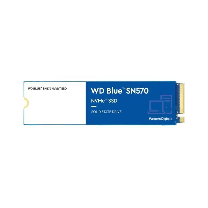 WESTERN DIGITAL Disque dur SN570 - NVME SSD - 2TB interne - Format