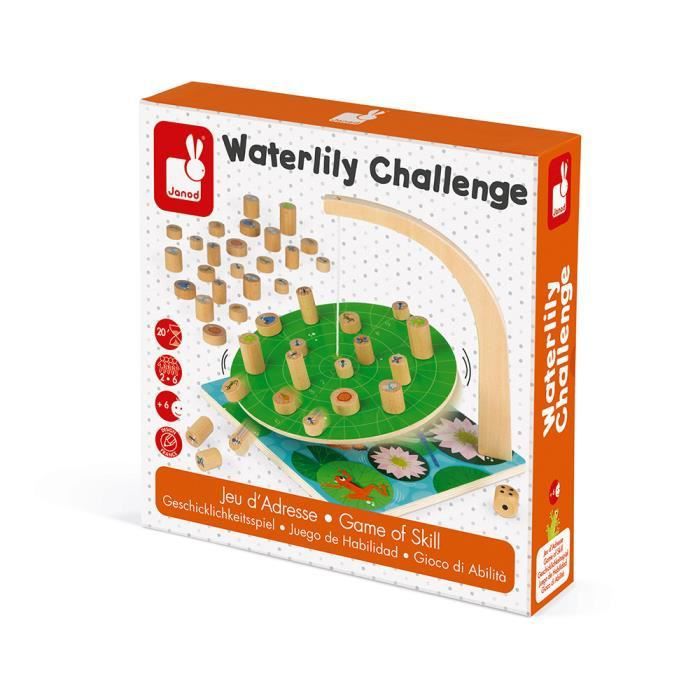JANOD - Jeu d'Adresse - Waterlily Challenge (bois) - Dès 6 Ans sur