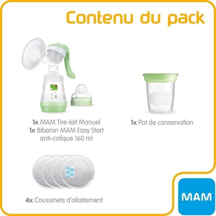 MAM Kit tire-lait manuel + Kit allaitement sur marjanemall aux