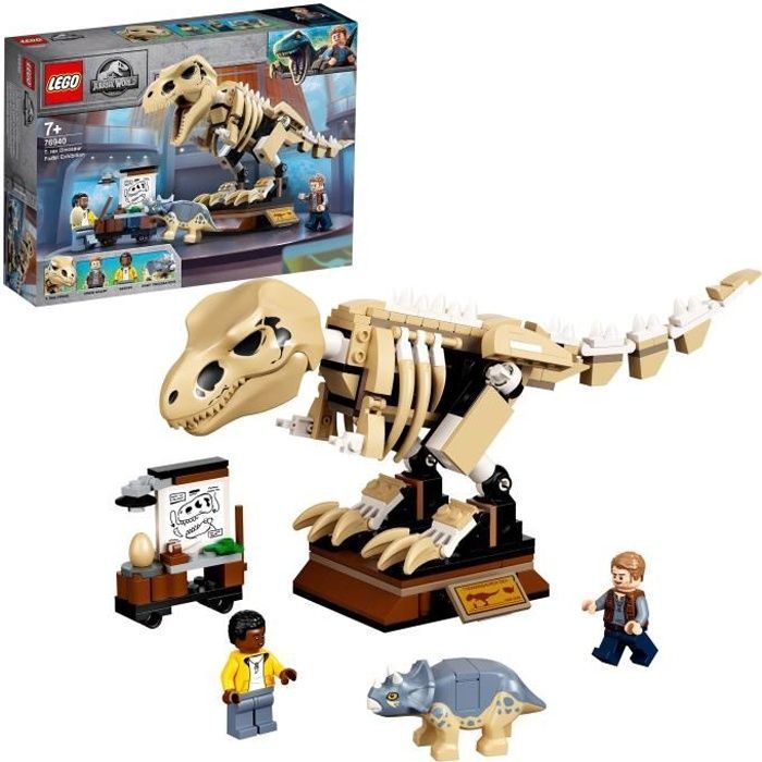 LEGO® 76940 Jurassic World L'Exposition du Fossile du T. Rex Dinosaure Jouet  pour Enfant dès 7 ans, Jouet de Construction Squelette sur marjanemall aux  meilleurs prix au Maroc