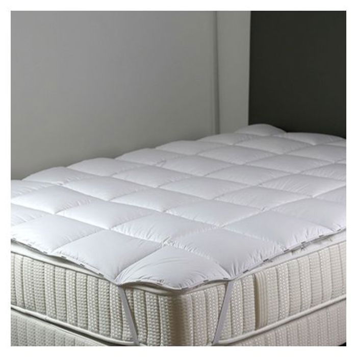 Surmatelas de confort - blanc - 160x200cm -DWIRTY