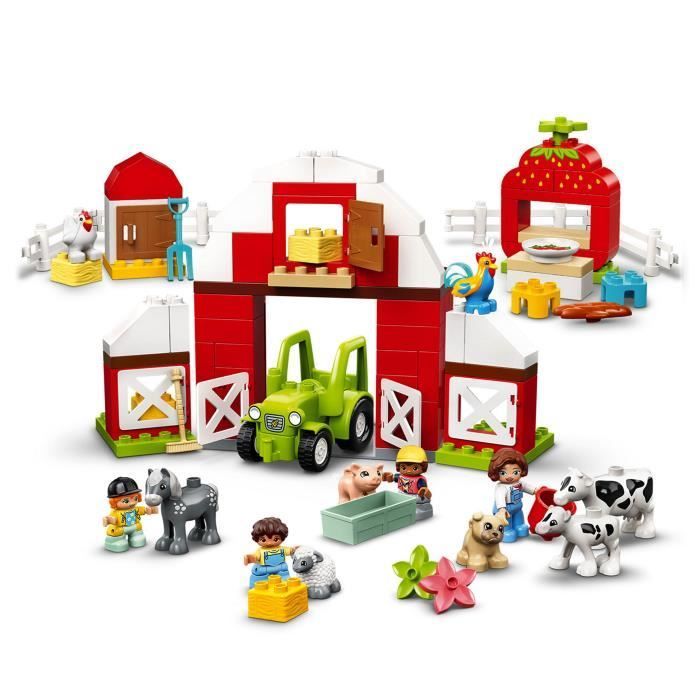 LEGO® 10952 DUPLO® Town La Grange, Le Tracteur et Les Animaux de la Ferme  Jouet avec Figurines pour Enfant de 2 Ans et + sur marjanemall aux  meilleurs prix au Maroc