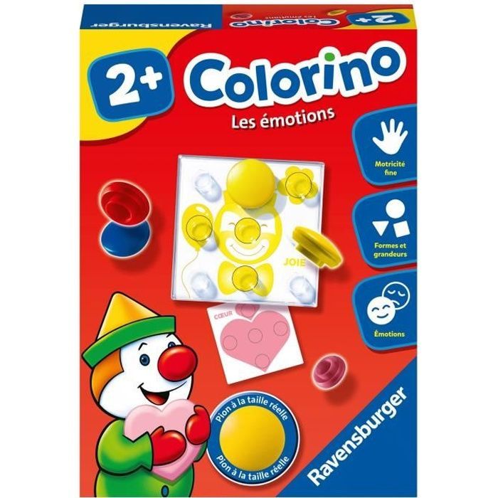 Colorino La petite imagerie - Jeu educatif - Apprentissage des couleurs -  Activites creatives enfant - Ravensburger - Des 2 ans
