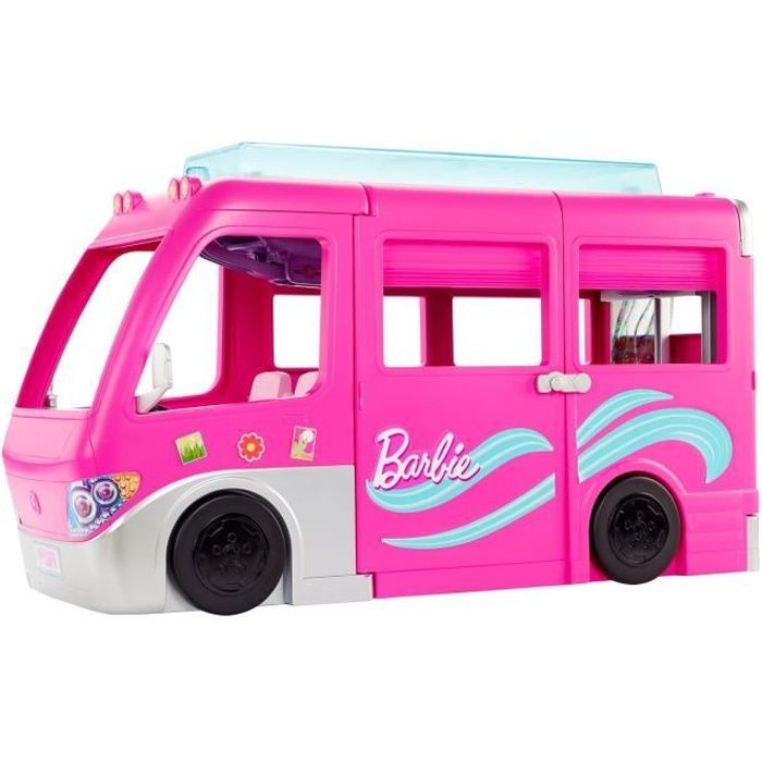 Barbie Maison portable avec piscine, maison de poupée