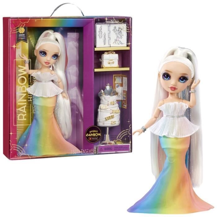 Rainbow High Tentpole PR Theme Doll - RAINBOW - 1 robe de Gala et 1 tenue  decontractée +