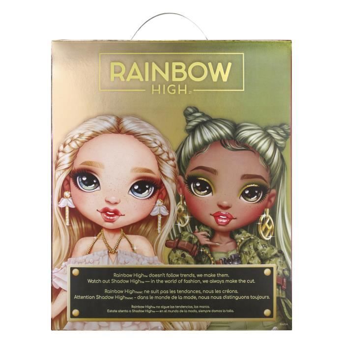 Rainbow High S23 Fashion Doll - Poupée 27 cm Victoria Whitman (Jaune  fraise) - 1 tenue, 1 paire de chaussures et des accessoires