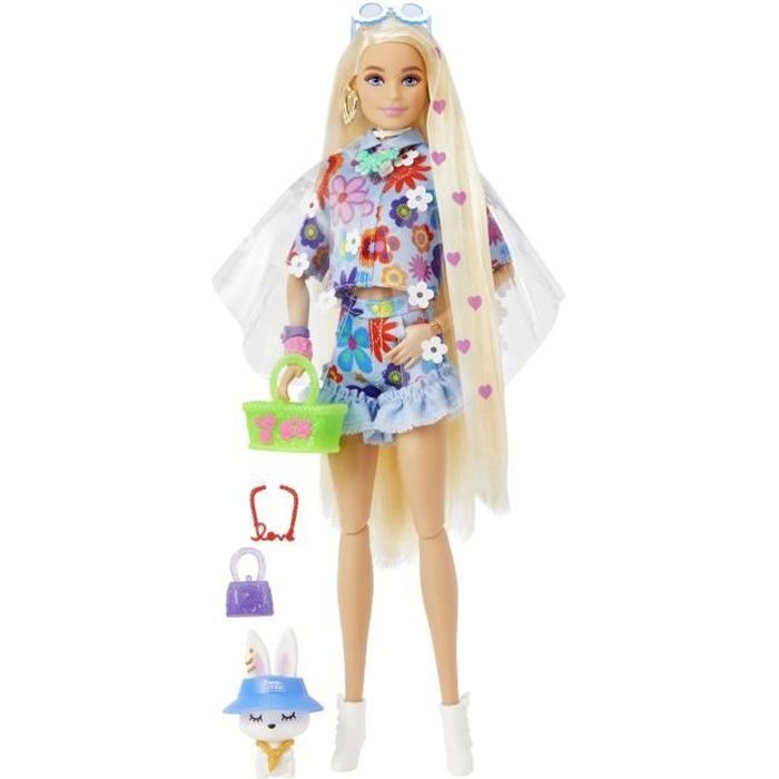 Barbie Maison transportable Barbie MATTEL : la poupée et ses