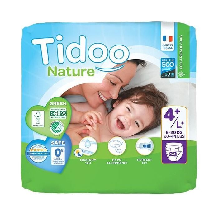 Tidoo Night & Day Couches Taille 4+ Maxi+ 23 couches