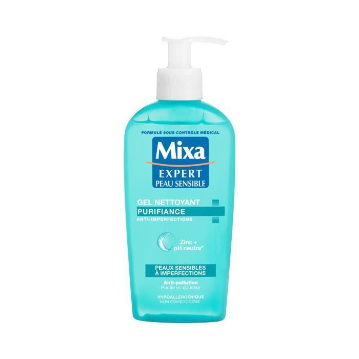 Mixa - Lingettes hypoallergénique eau naturelle peaux sensibles